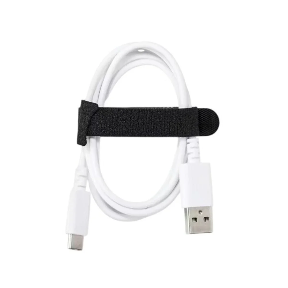 Dealworthy Reusable Cable Ties Black & White: Cord Organizer (25x 4